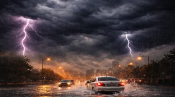 رياح قوية وأمطار غزيرة تضرب مناطق واسعة في تقرير مصر البلد الإخبارية